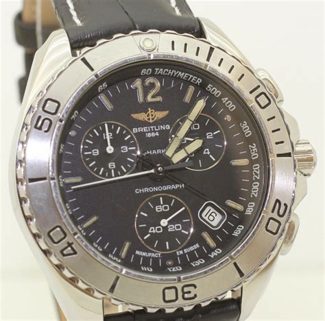 breitling chrono shark watch|breitling 40mm chronograph watches.